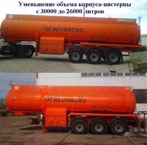 Уменьшение цистерны топливоперевозчика стоимость ремонта и где отремонтировать - Нефтекамск