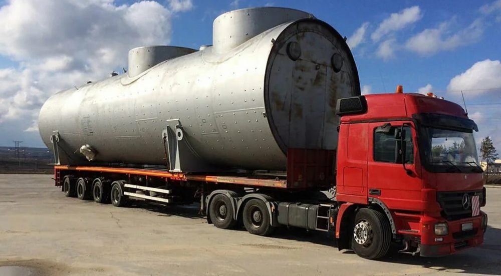 Перевозка негабаритных емкостей и цистерн на трале стоимость услуг и где заказать - Бирск