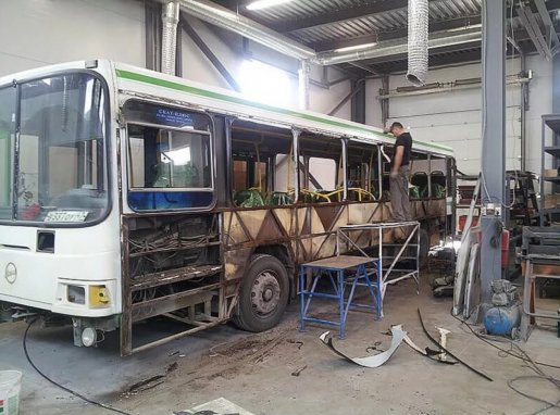Ремонт автобусов, замена стекол, ремонт кузова стоимость ремонта и где отремонтировать - Белорецк
