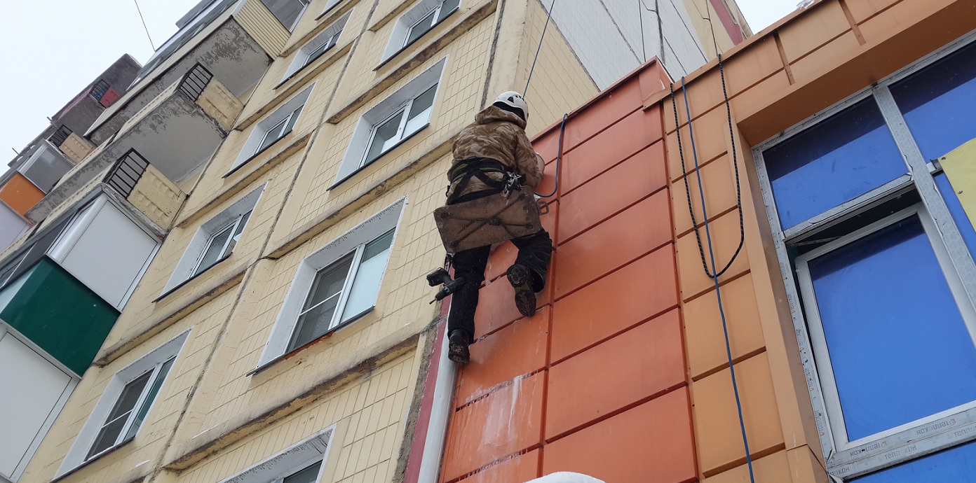 Услуги промышленных альпинистов для высотных работ в Башкортостане
