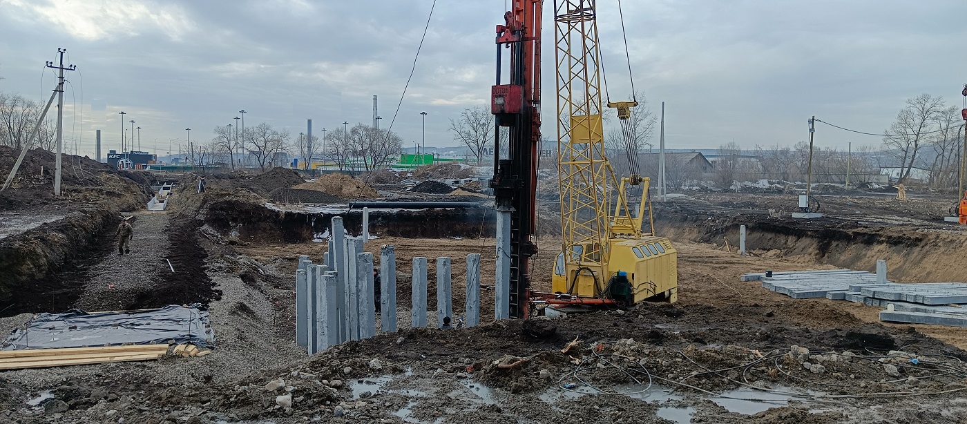 Аренда сваебоя для забивки бетонных свай в Месягутово