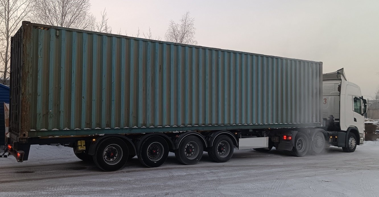 Контейнеровоз для перевозки контейнеров 20 и 40 футов в Месягутово