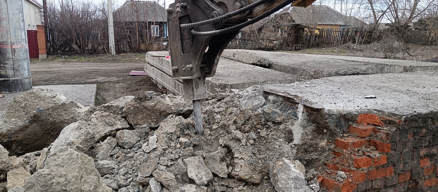 Услуги и заказ гидромолотов для демонтажных работ в Башкортостане